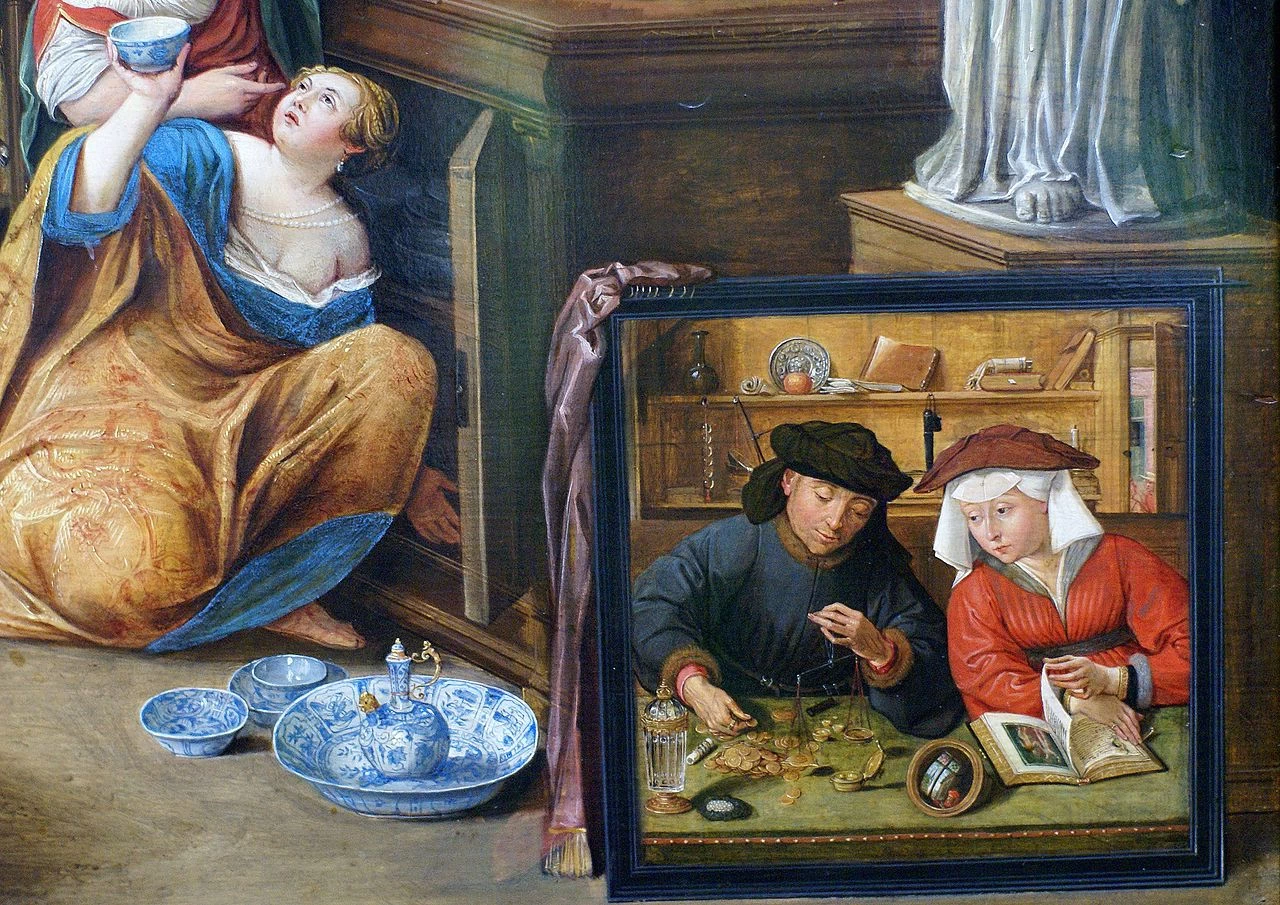 II - Apelle dipinge Campaspe, Mauritshuis, The Hague, The Netherlands, dettaglio